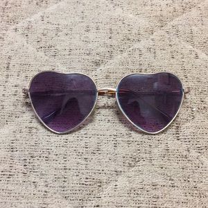 Heart shaped sunglasses